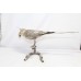 Antique Parrot Chuski Wine Flask Old Silver Vintage Bird Stand Home Decor D587